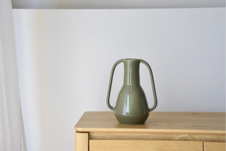 Jarrón Vhirga blanco