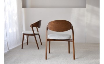 Set 2 silla Munduk marrón