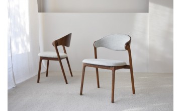 Set 2 silla Munduk marrón