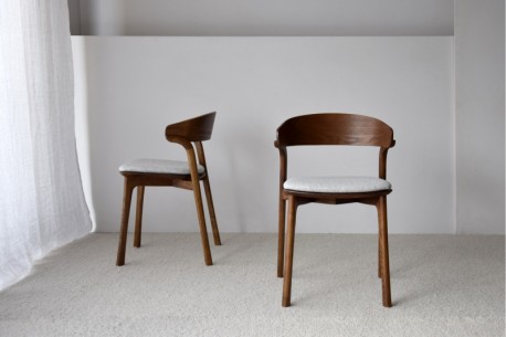 Set 2 silla Surak marrón