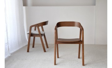 Set 2 silla Ranté marrón