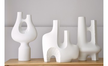 Escultura Nantoux blanco
