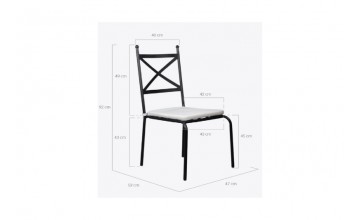 Silla Mondra con cojín