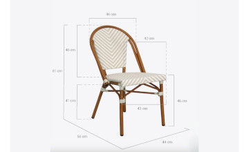 Silla Calafate beige