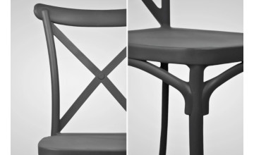 Silla Vezere resina negra