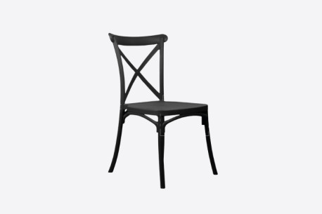 Silla Vezere resina negra