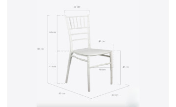 Silla Genebre blanca