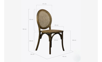 Silla Silma nogal